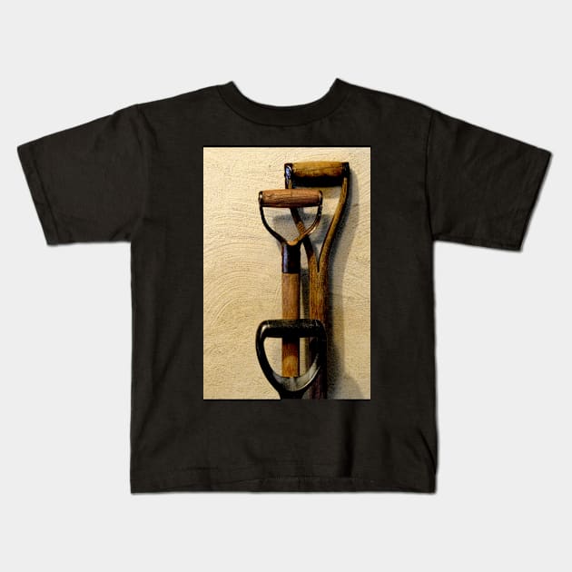 Handles Kids T-Shirt by LaurieMinor